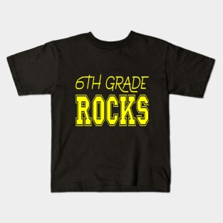 6th Grade Rocks Kids T-Shirt